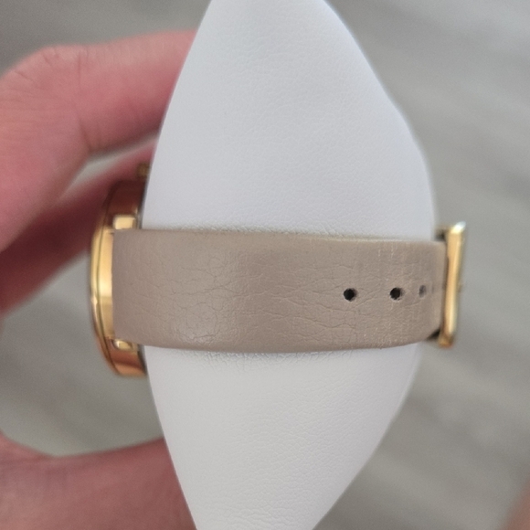 Kate Spade Gold Elephant Watch with Tan Strap - Picture 5 of 9